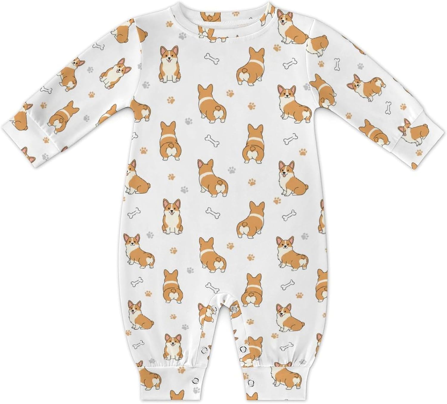 Newborn Baby Romper Clothing Cute Infant Long Sleeve Clothes Jumpsuit Playsuit One Piece Outfit for Boy Girl image 5