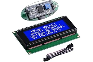 GeeekPi IIC I2C TWI Serial LCD 2004 20x4 Display Module with I2C...
