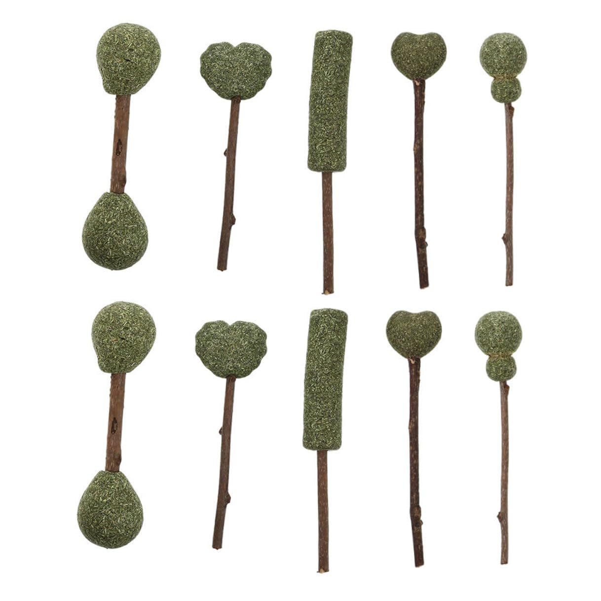 Piruletas de hierba gatera SEWACC, 10 palitos masticables y comestibles para gatos de interior