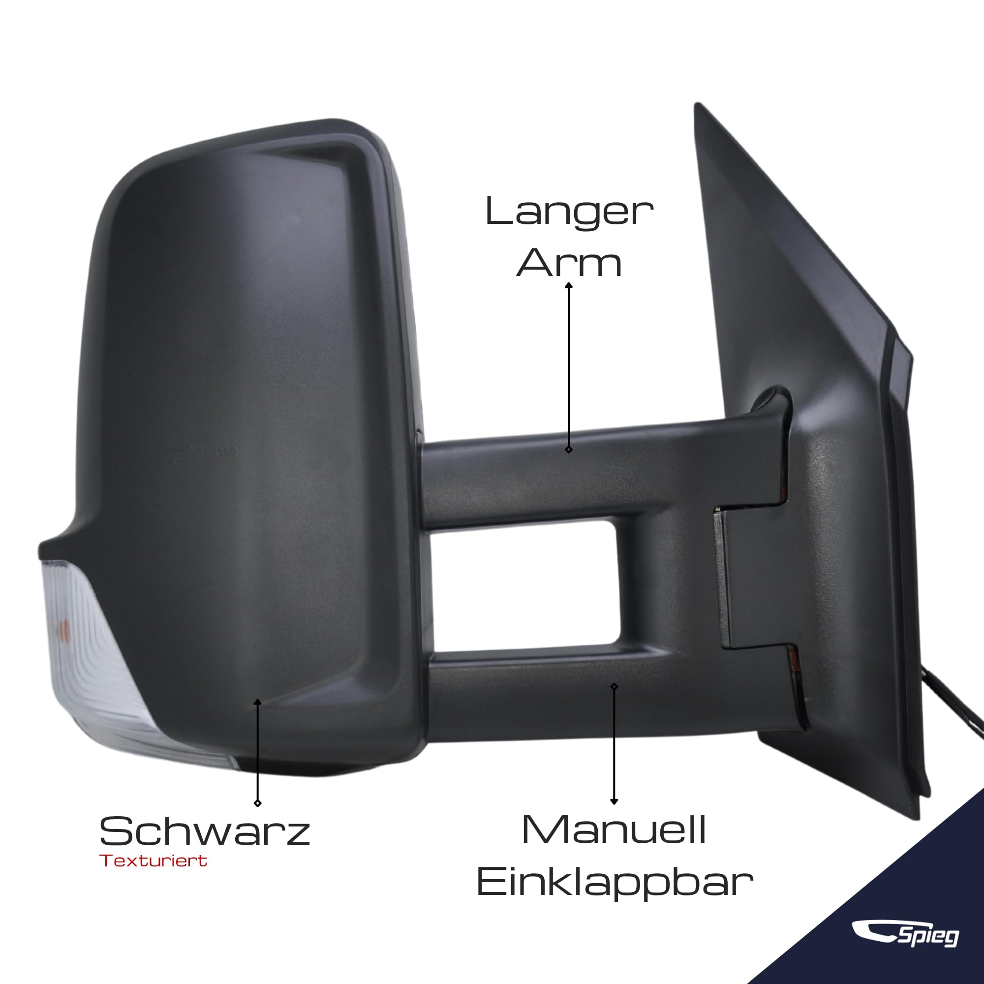 A2058100716 Buitenspiegel spiegel W205 S205 Links bestuurderders kant