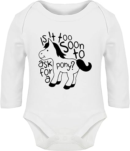 STAndfirm 'Is It Too Early' Baby Bodysuit - Funny Unisex Onesie 0-24 Months White