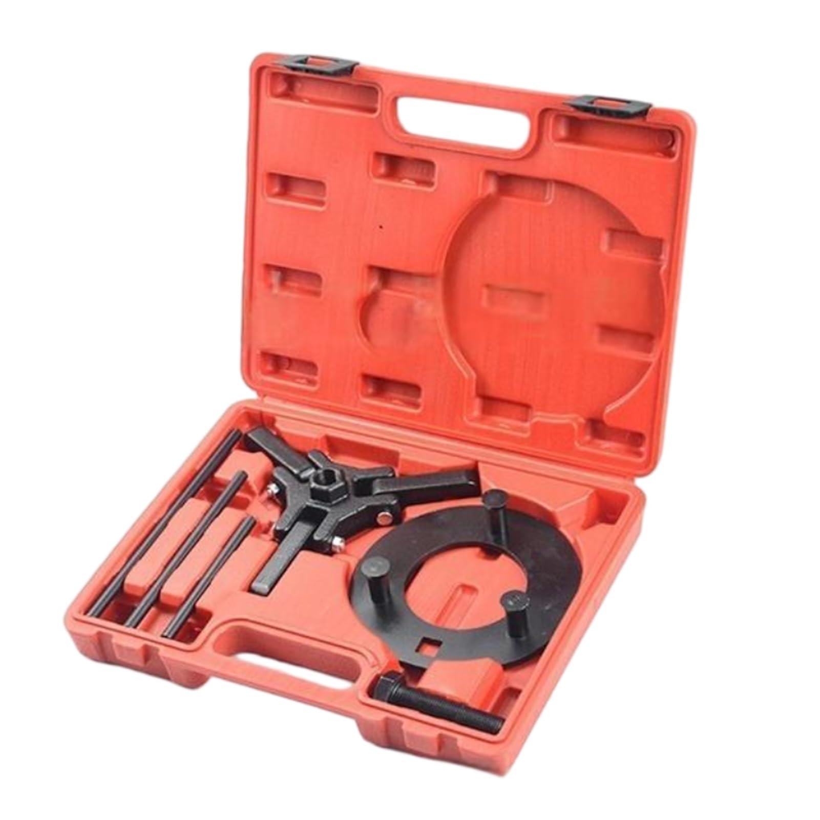 Cambio de correa distribución automóvil, extracción poleas amortiguador for motores, extractor fácil de llevar