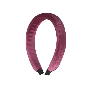 Padded Headband for Women and Girls- Hair Styling Accessories Hairband Dark Pink