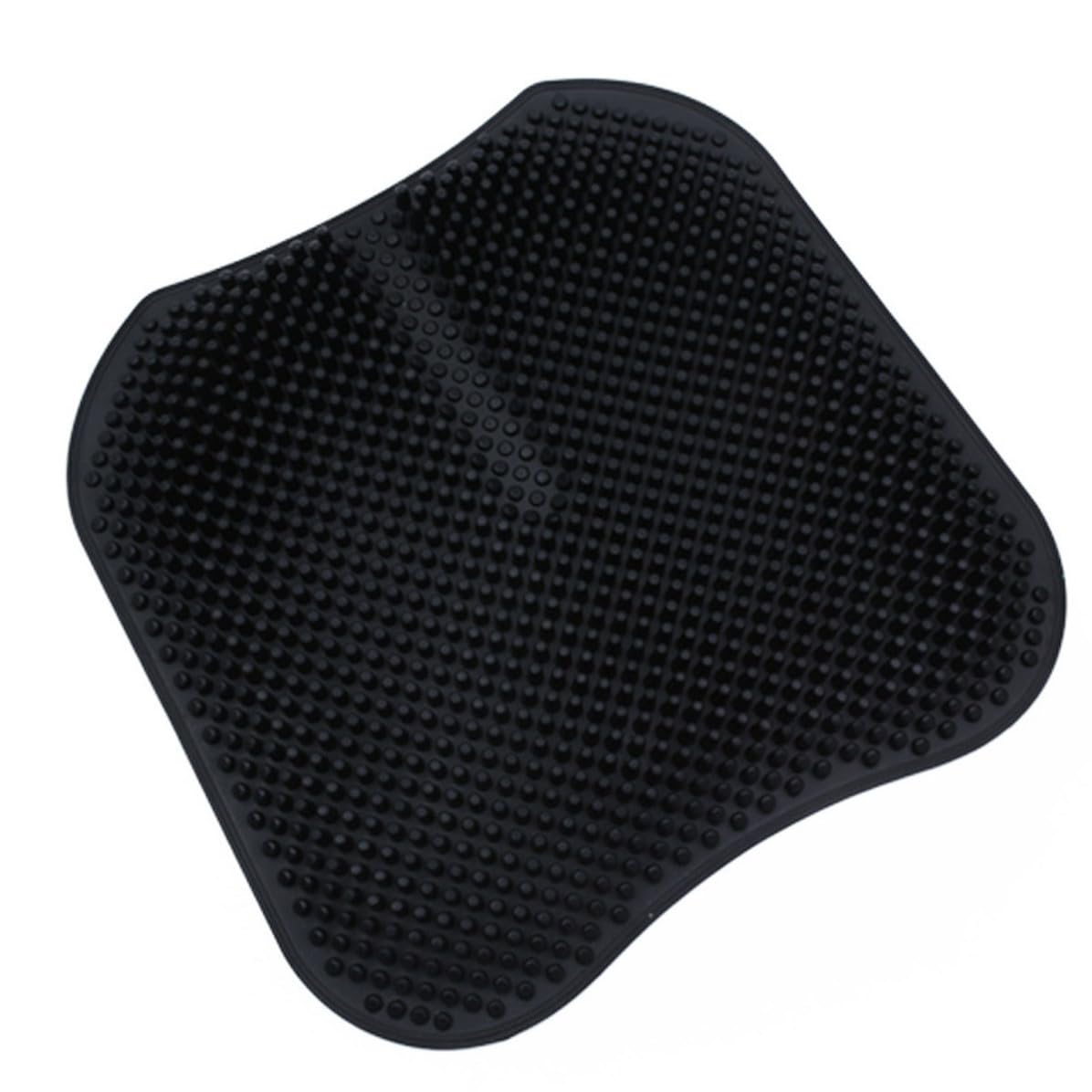 Cojín de Masaje de Silicona Negro para Coche y Banco