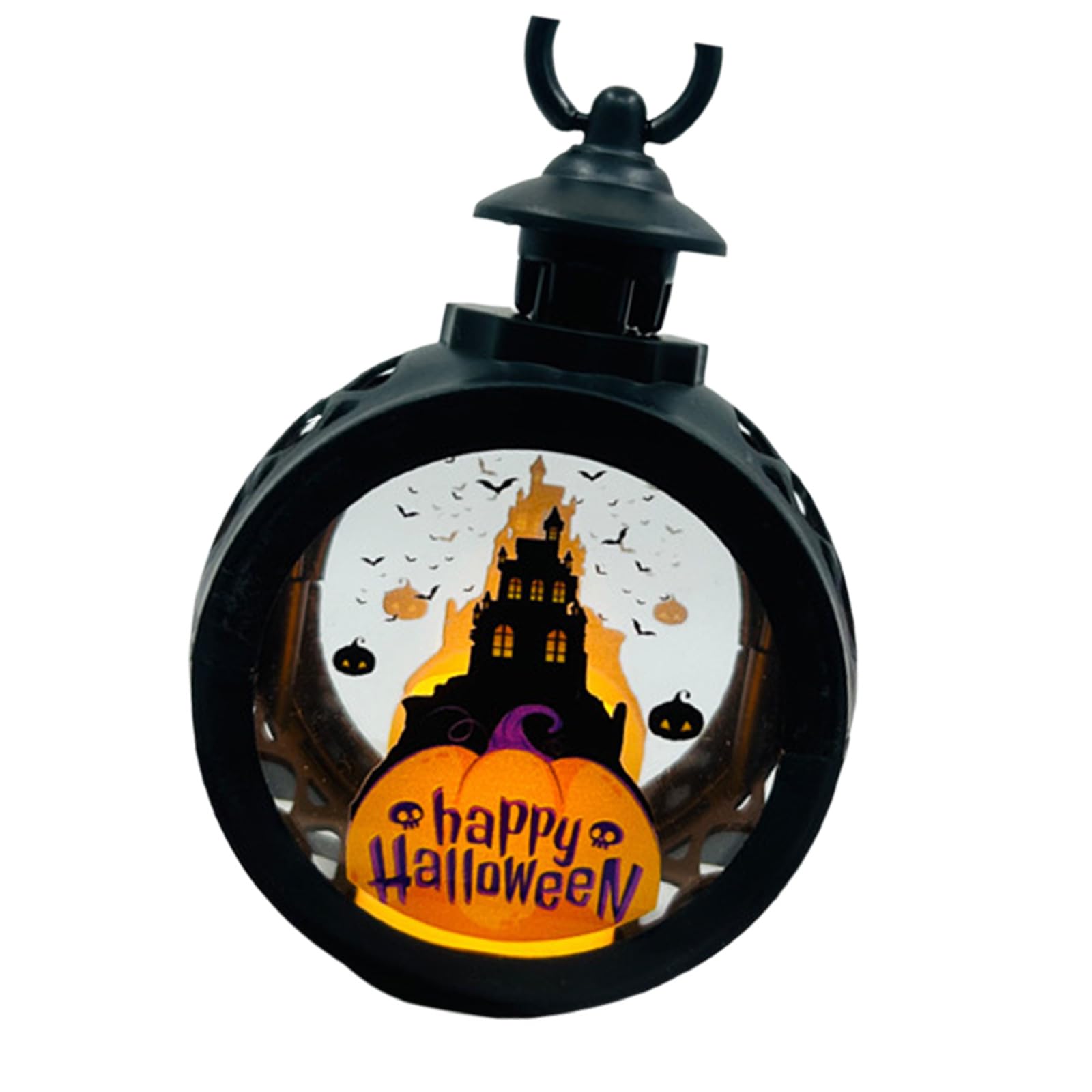 Drtlpmb E Tabletop Halloween Party With Soft Led Glow, Portabl Decor Accent For Ntryway Shelf Window Hom Display Halloween Decor Led Portabl Loop Light Tabletop Decoration Indoor Hom