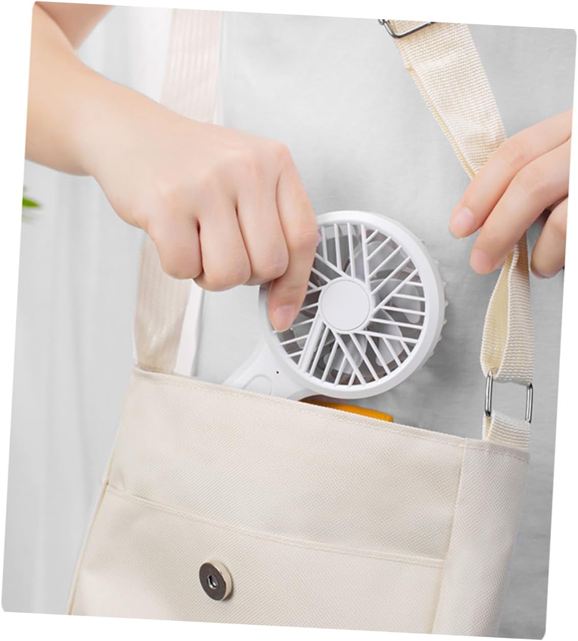 KLUFO Handheld Fans Rechargeable Fan Handheld Portable Fan Small Fan Mini Portable Fan Cooling Electric Fan Charging Fan
