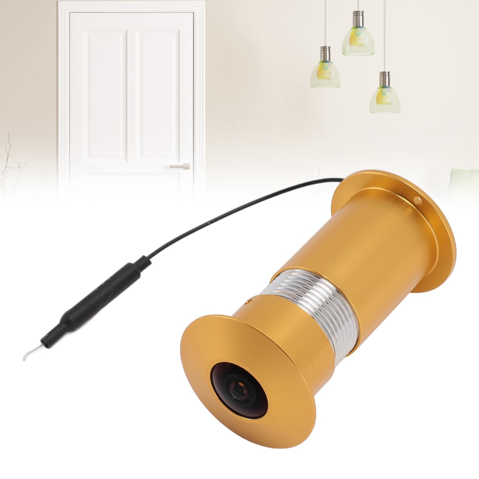 Spioncino WiFi Telecamera HD 1080P, Foro per Occhi per Porta, Telecamera con APP di Controllo e Conversazione Bidirezionale, Rilevamento del Movimento