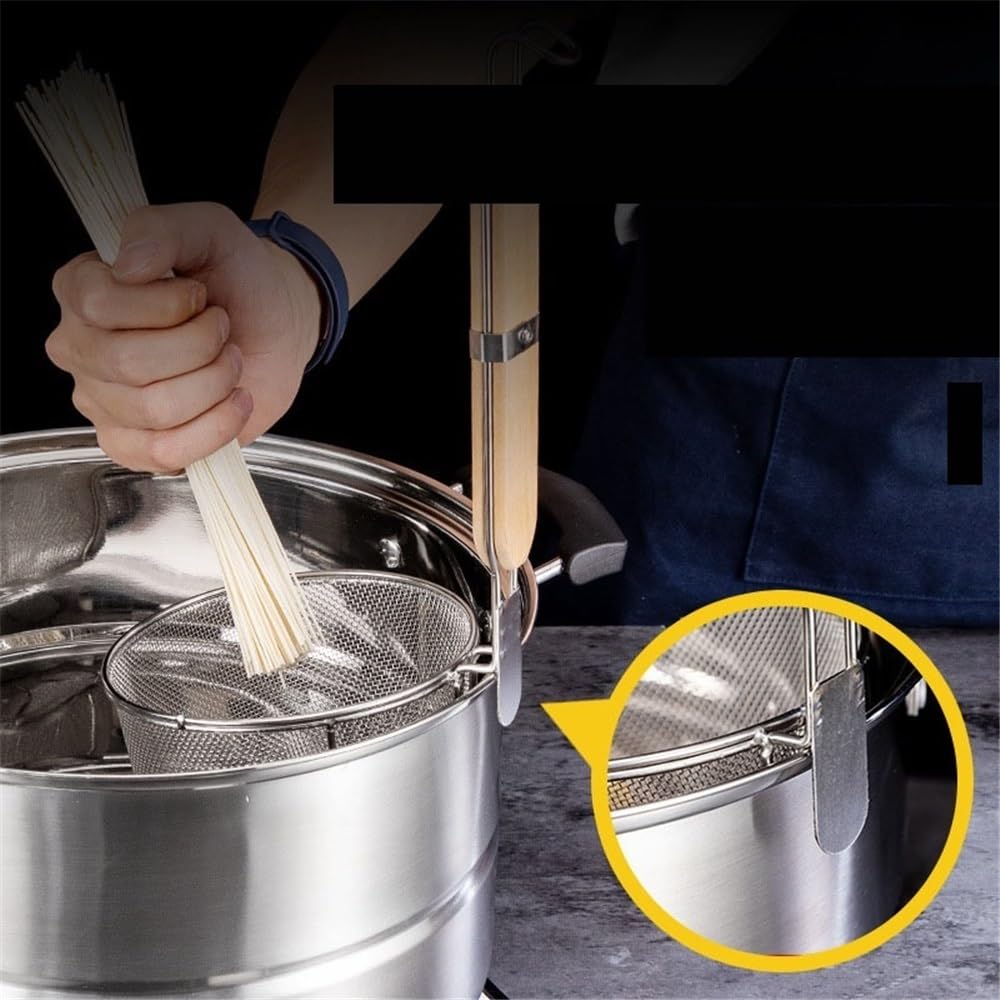Cesta para freidora Cesta for freír de acero inoxidable con asa(Medio)