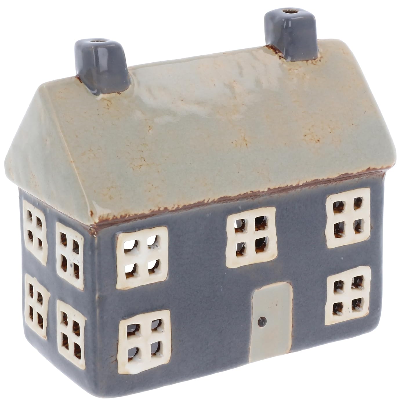 Shudehill Giftware Classic Cottage Village Pottery Dormer, Cottage And Croft Style Tealight Houses (Classic Cottage)