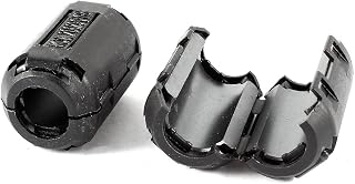 uxcell 2 Pcs Black 13mm Dia Cord Ferrite Core Noise Suppressor Filter