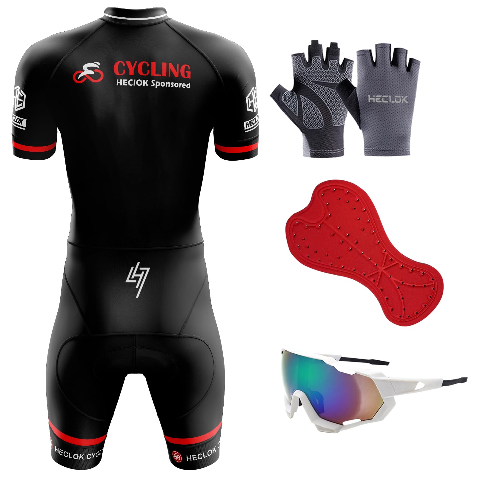 Homme Pro Trifonction Manches Courtes Sports de Plein Air Vêtements de Triathlon,Tri-Costume d'une pièce,Combinaison de Cyclisme Homme, Course À Pied,Natation, Cyclisme Body
