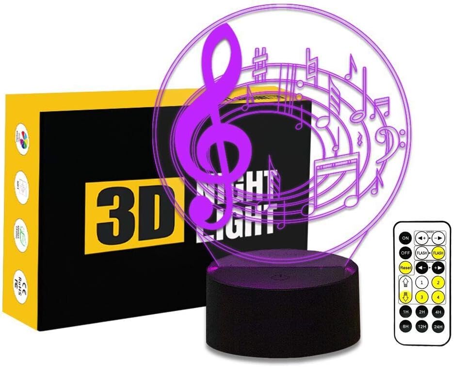 Lâmpada de ilusão ótica 3D