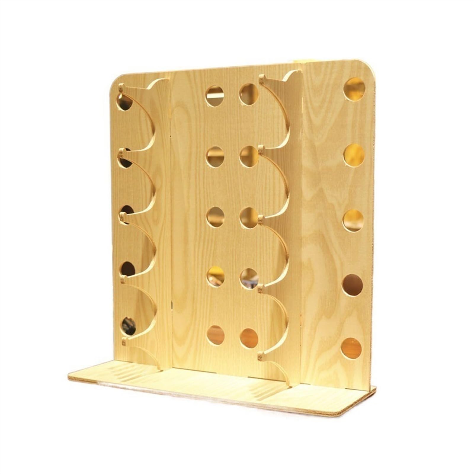 Brillenhalte Sonnenbrillen-Ausstellungsstand, Holzmaserung, Myopie, Brillen-Display, Requisiten, Ausstellung, tragbarer Augenregal-Ausstellungsstand Brillenständer ( Size : 10 eyeglass positions )