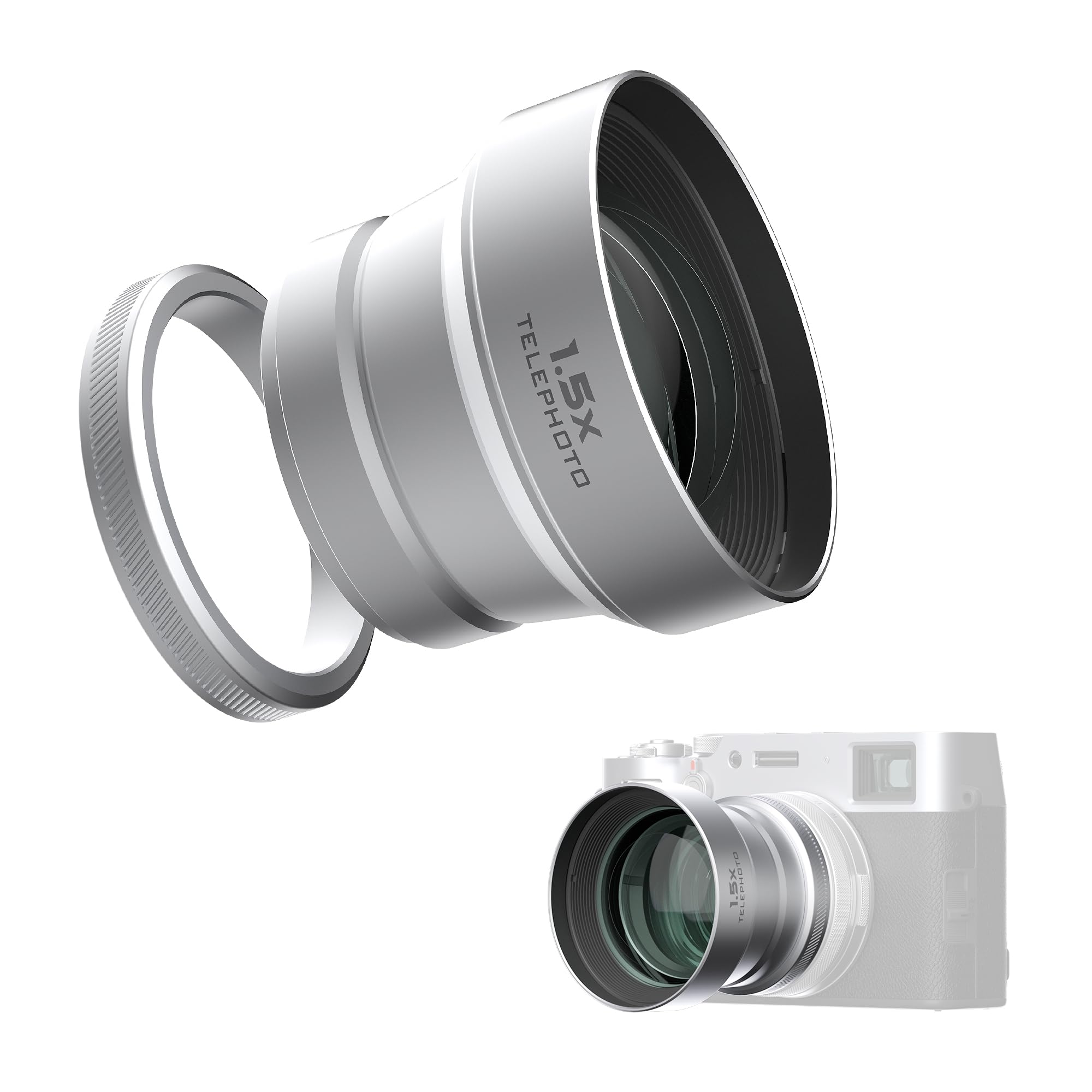 ⚫︎FUJIFILM X100VI シルバー□新品同様□充電器+UVフィルター付 5853 