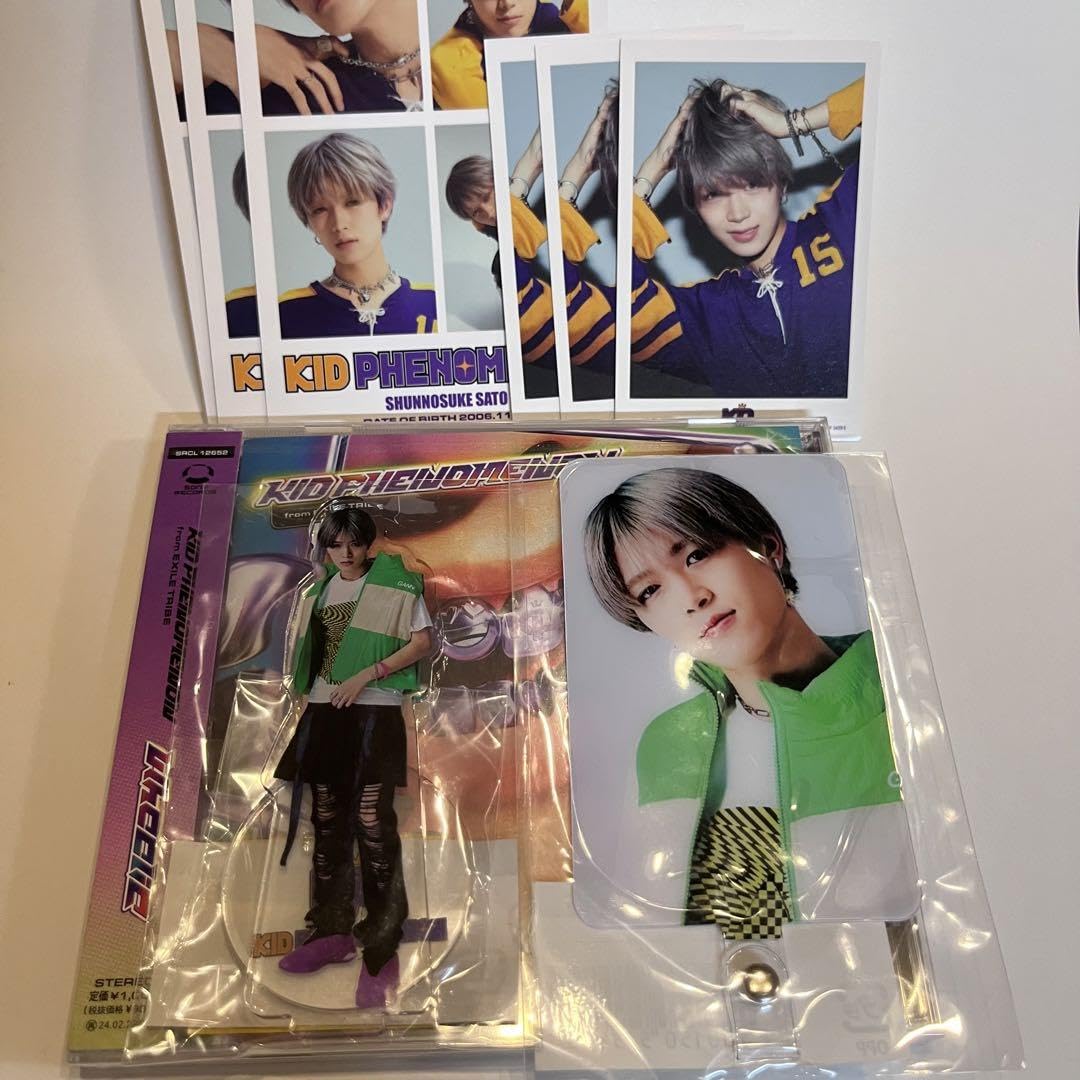 KID PHENOMENON キドフェノ 佐藤峻乃介 アクスタ トレカ