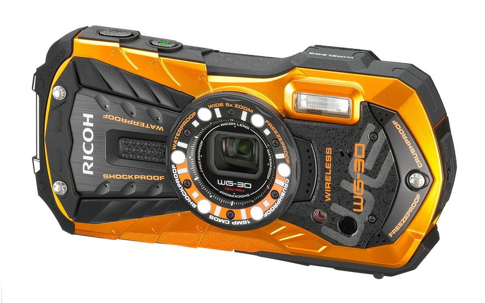 RICOH WG-70 オレンジ リコー本格防水デジタルカメラ - その他
