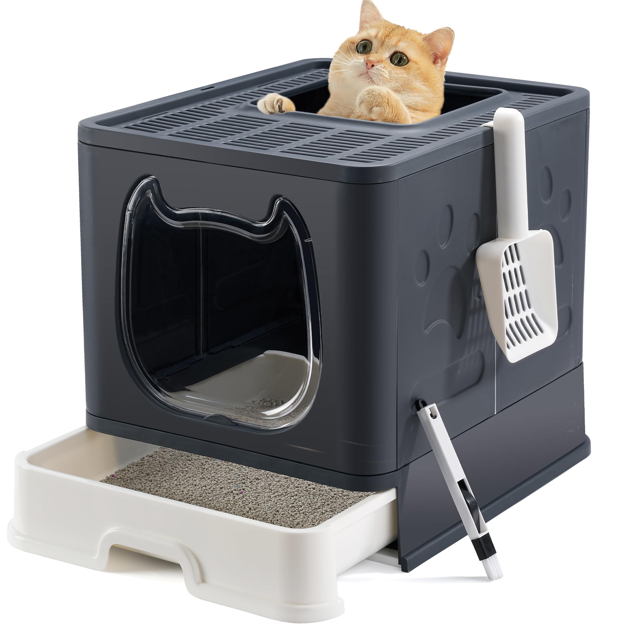 Covered litter box canada on sale