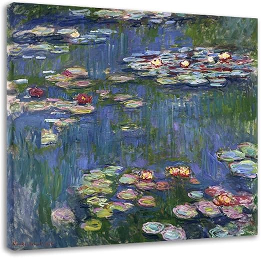モネキャンバスによるgettogetherのレトロガーデン有名な絵画家の装飾のためのキャンバス上のファインアート複製プリント40x48cm 16 X19 フレームレス Bui7xq6oyw Adssy Ma