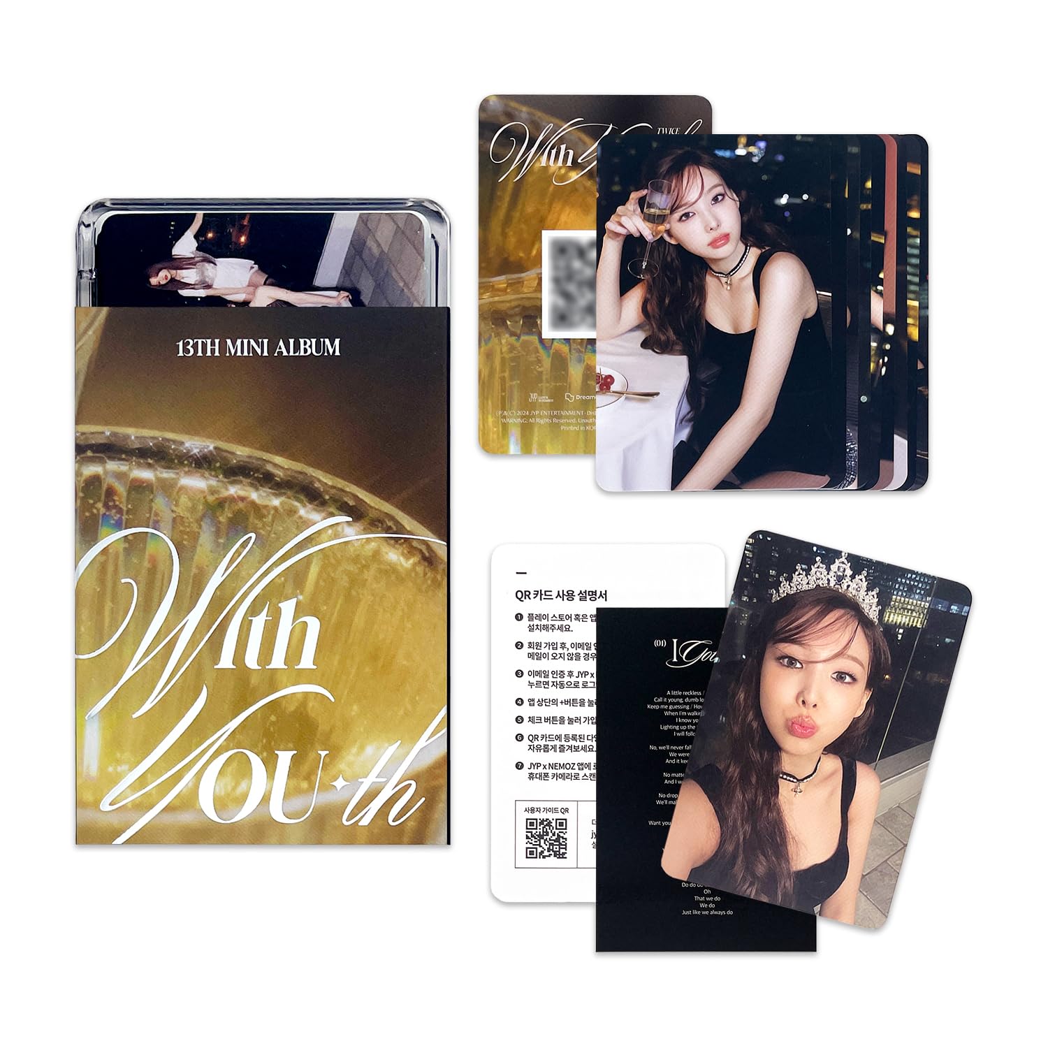 店舗クーポン TWICE with you-th アメリカ サイン入りポストカード 