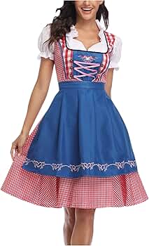 Dirndl Damen Trachtenkleid - Elegantes Oktoberfest Outfit In Übergrößen