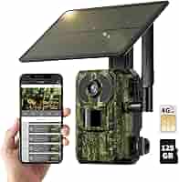 Fotocamera Da Caccia NUASI 4G - 2K, Live Streaming, Con SIM E Pannello Solare, 360°, Visione Notturna, Per Animali - Foto 7