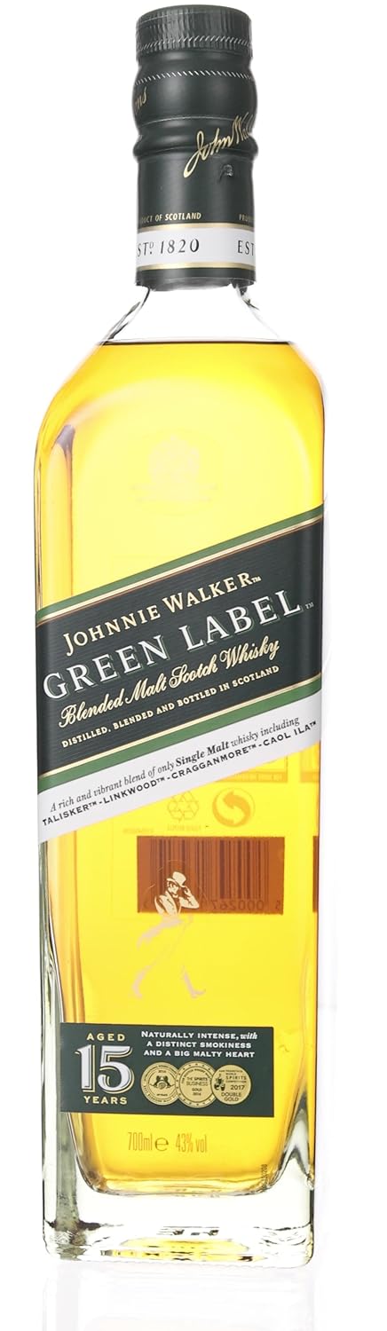 Johnnie Walker - Green Label - Blended Malt - 15 year old ...