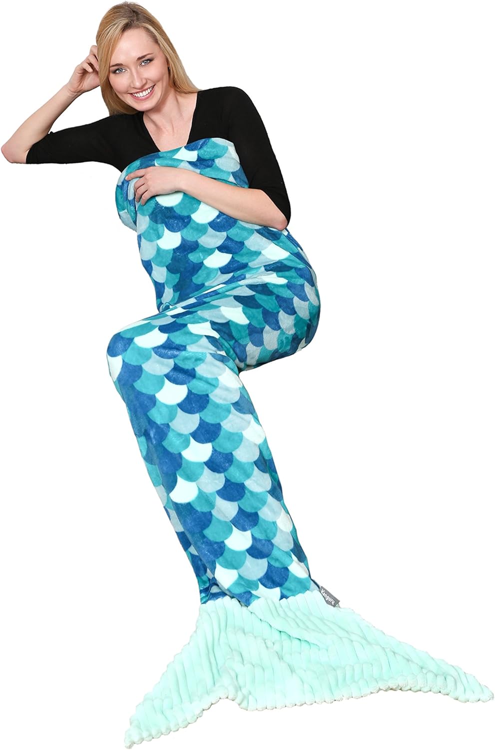 coperta con maniche adulti