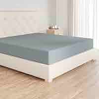 Lenzuolo Con Angoli Singolo 90x200x30cm In Microfibra - Bianco AmazonBasics