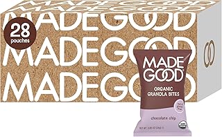 Sponsored Ad - MadeGood Chocolate Chip Granola Bites, 28 Count, Organic and Delicious Snacks