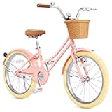 Glaf Girls Bike with Training Wheels Toddler Kids Bike for 2-12 Years Old 12 14 16 18 20 Inch Children Cruiser Bicycle with Adjustable Seat and Handlebar