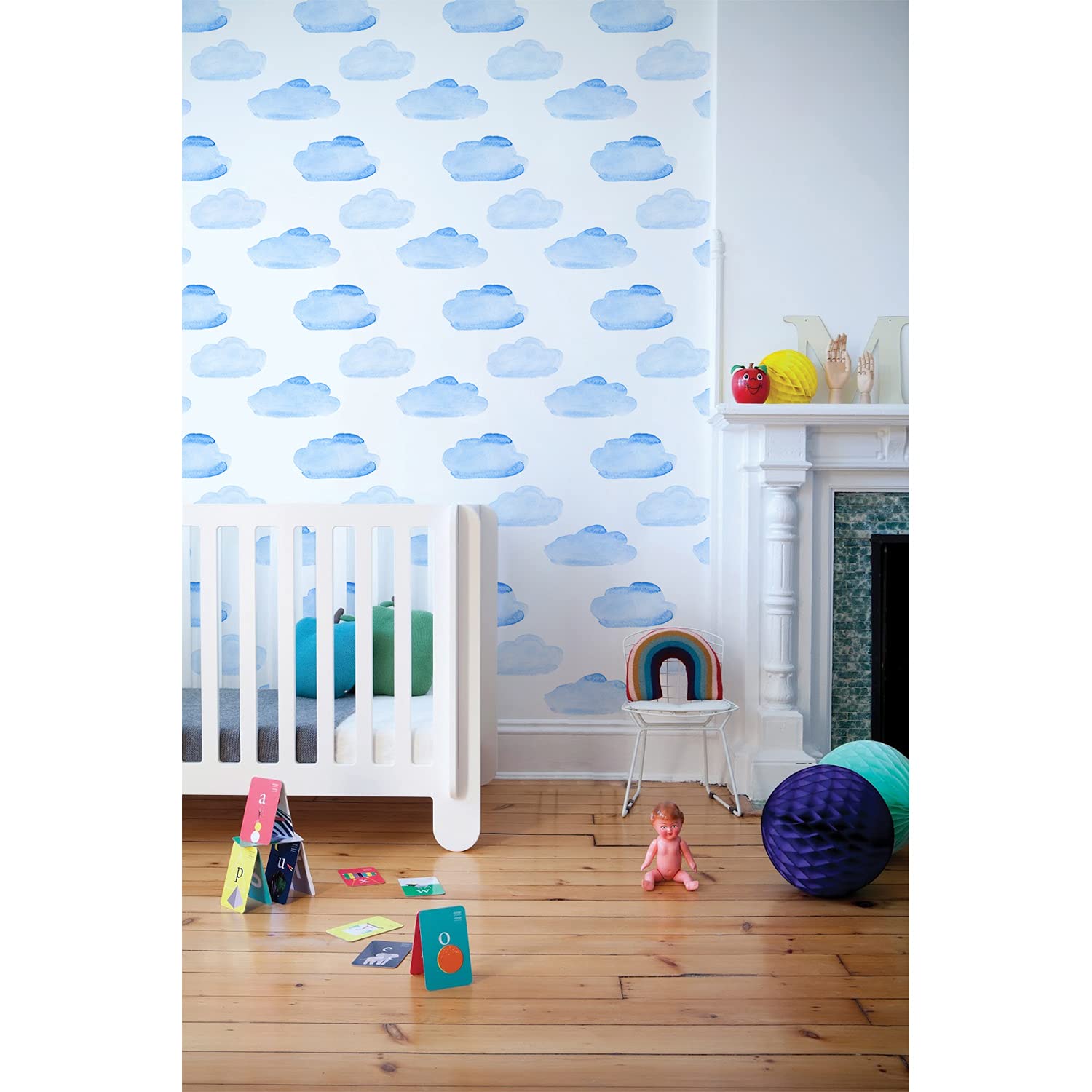 Papier peint nuages Coloray 208x146cm latex mural salon chambre