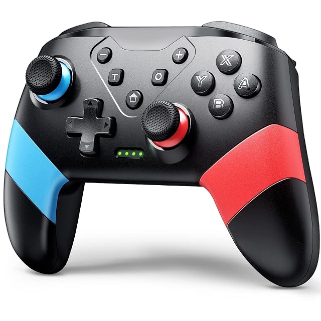 VOYEE Switch Controllers Compatible with Switch Lite OLED Programming Wireless Pro Controller with Motion Control Vibration Wake-up Turbo