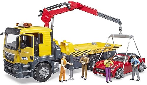 Miniatura 6 de Bruder 03750 Man TGS Remolque Roadster y módulo de luz y sonido