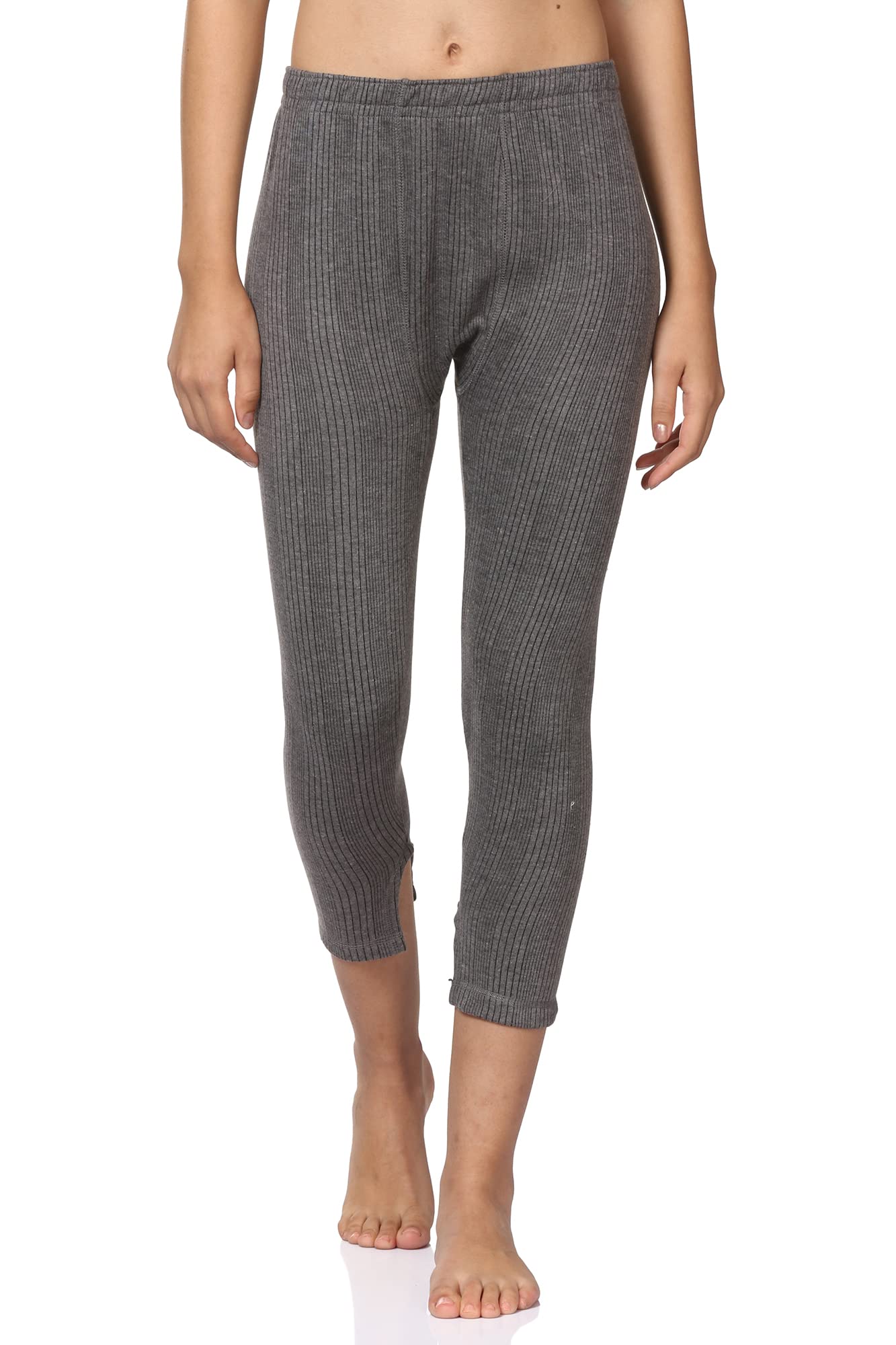 alfa Women's Skinny Fit Cotton Thermal Leggings (AWomQuilt3-4Low_P)-picture-2