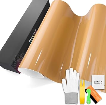 PPF Paint Protection Film Dry Apply Gloss Sand Beige Self Healing Auto Bra Vinyl Wrap Invisible Scratches Shield Sheet DIY 5FT x 40FT