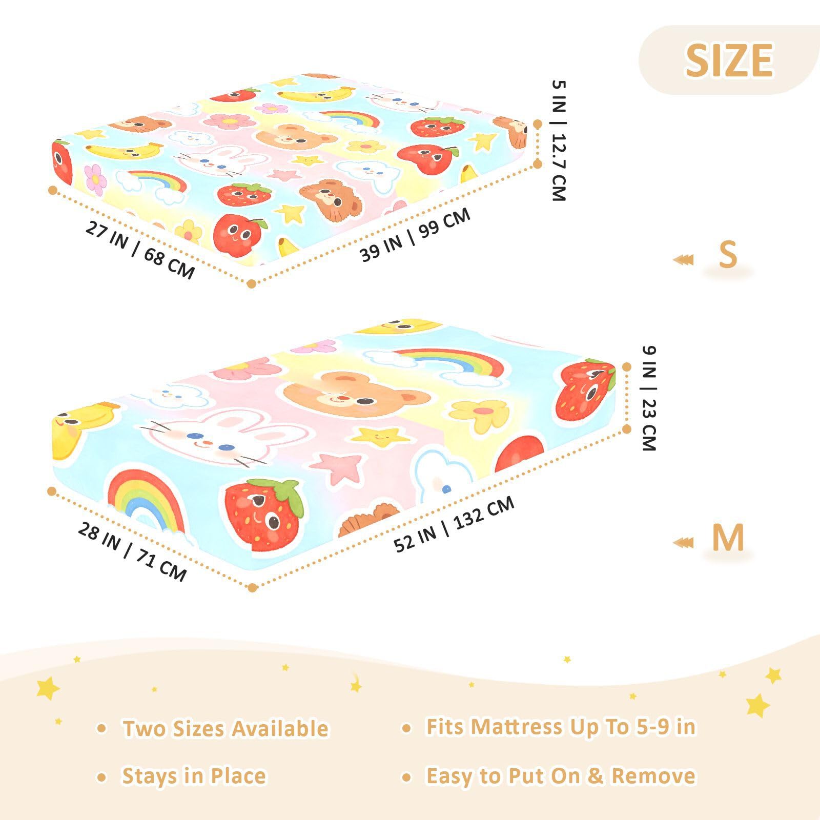 Sábanas de cuna de algodón de dibujos animados para bebés, niños y niñas, sábana de muselina suave para decoración de guardería, 1 paquete para corral de