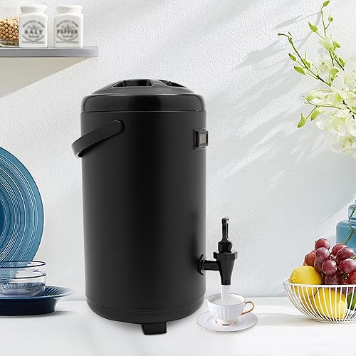 Miniatura 5 de CNCEST Dispensador de bebidas calientes, dispensador de bebidas aislado de acero inoxidable, dispensador de bebidas para café, té, agua caliente y