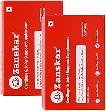 Joint Support Supplement (60 Tablets) | 100% Veg - Glucosamine, Chondroitin, MSM, Collagen & Curcumin (4500mg) | Supports Joint Comfort, Flexibility & Mobility