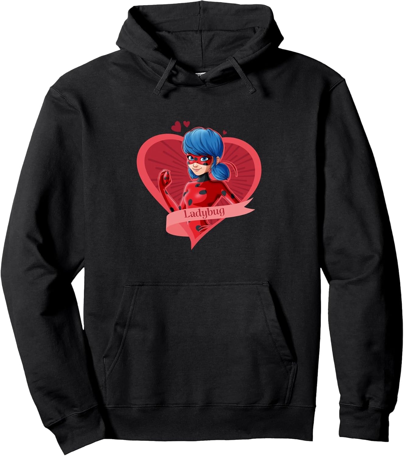 Miraculous Ladybug Valentine's Day Love from Ladybug Pullover Hoodie
