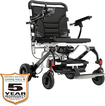 Pride Mobility Jazzy Carbon Featherweight Power Chair White w/Available Extended Warr