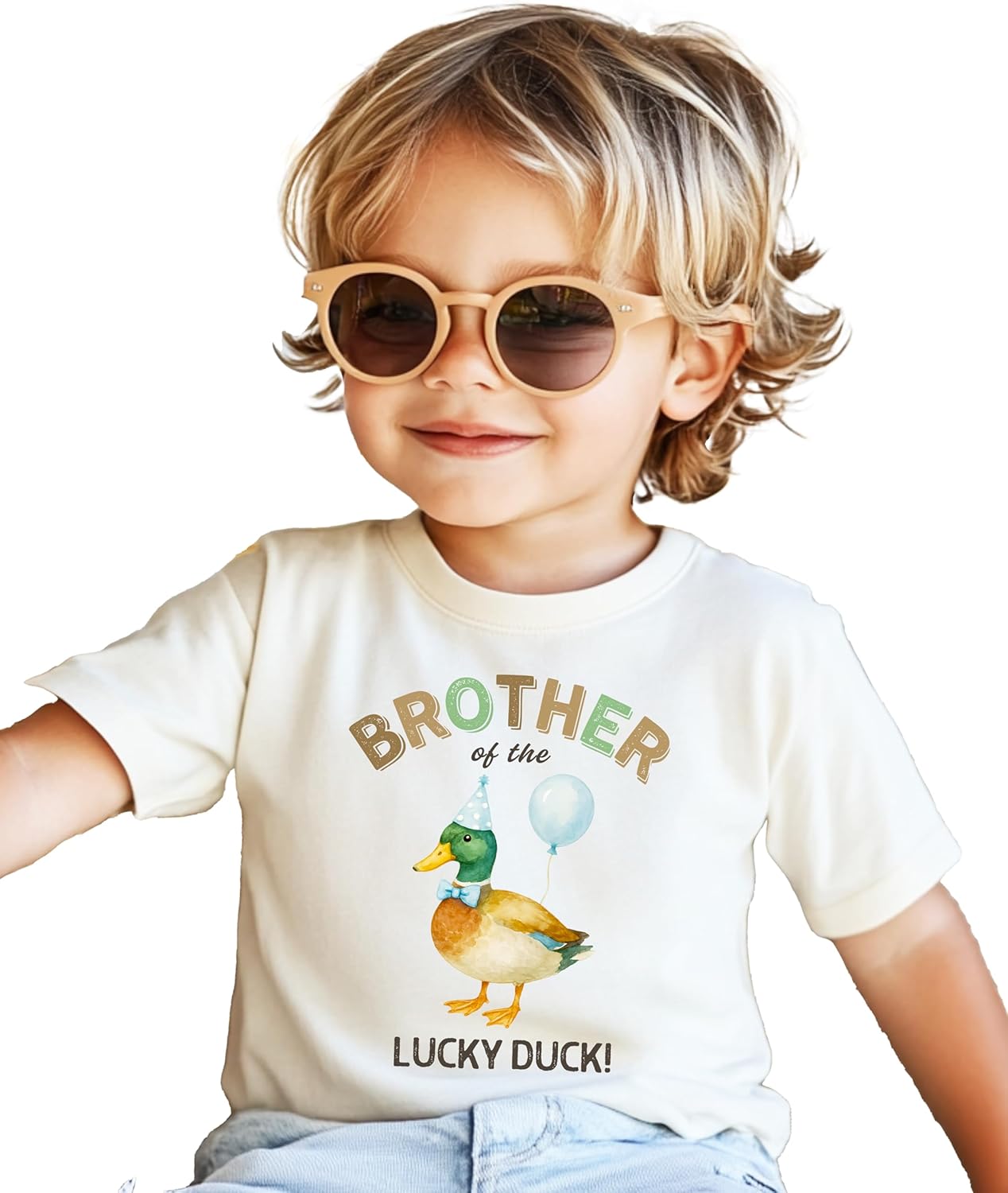 One Lucky Duck Matching Family Birthday Shirt for Boys & Girls, Mommy, Daddy, Bro, Sis -Sold Individually