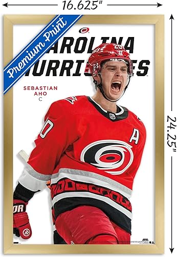 Miniatura 3 de Trends International NHL Carolina Hurricanes - Sebastian Aho Feature Series 23 - Póster de pared