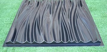SvitMolds WAVE 3D WALL PANEL MOLD PLASTER Wall Art Decor Decorative Wall tile Panels #3D02