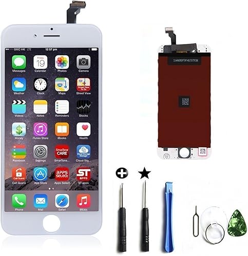 DeYoun Touch Screen Ricambio Schermo Frame LCD Display Retina Riparazione Schermo Assemblato per iPhone 4 7 Bianco DeYoun Touch Screen Ricambio Schermo Frame LCD Display Retina Riparazione Schermo Assemblato per iPhone 4 7 Bianco