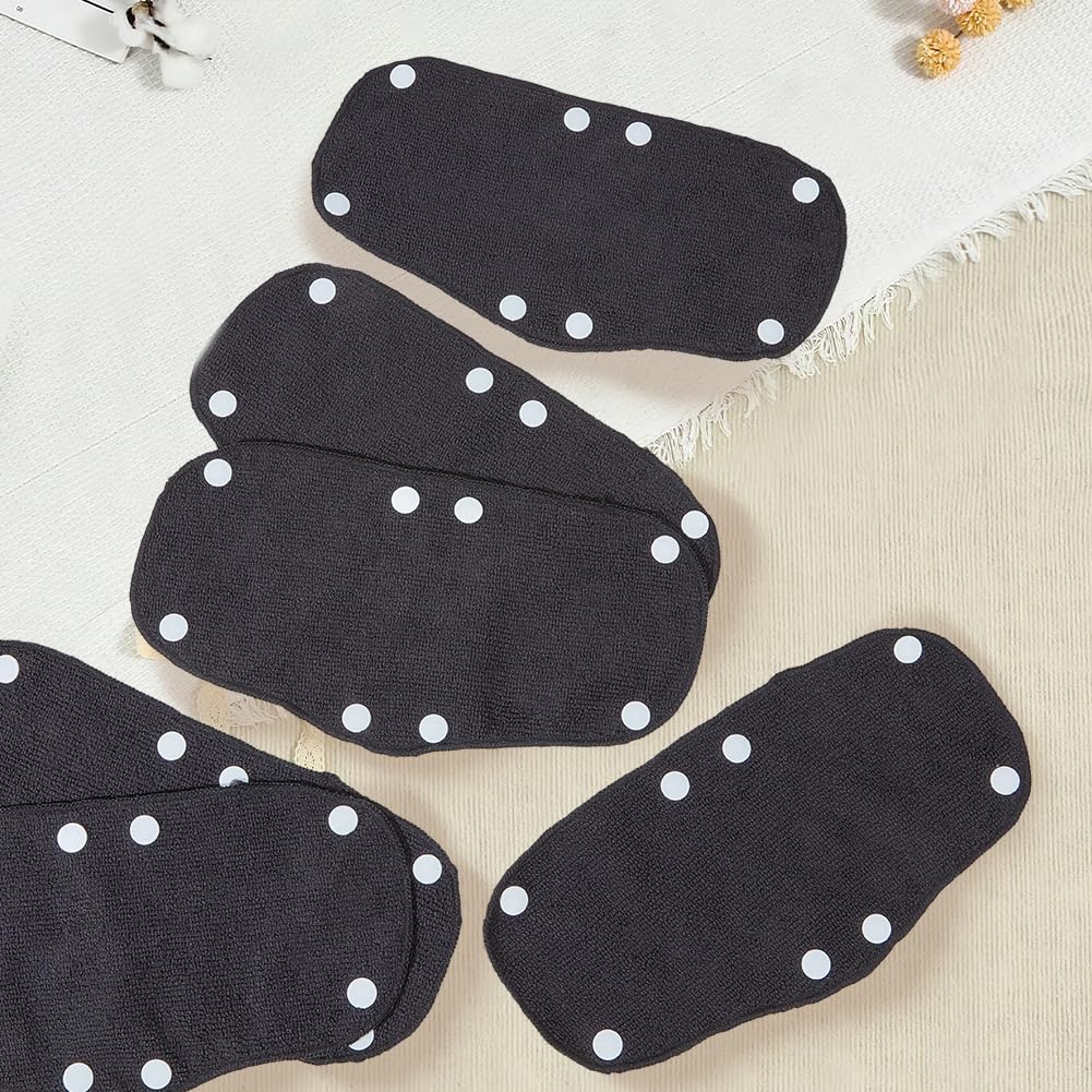 6 Bandeau Not Easy to Transpiration Noir Lavable pour Casque de Chantier Réutilisable avec Coussinets Absorbants à Pression Accessoire de Rechange pour Casque de Chantier