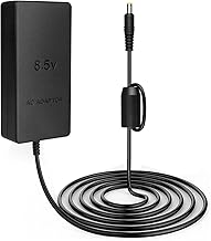 TNP PS2 Slim Power Cord Adapter - Replacement AC Charger Cable Accessories for Playstation 2 Slim - Spare Playstation 2 Power Cord 7000 9000 Series Gaming Console (Black)