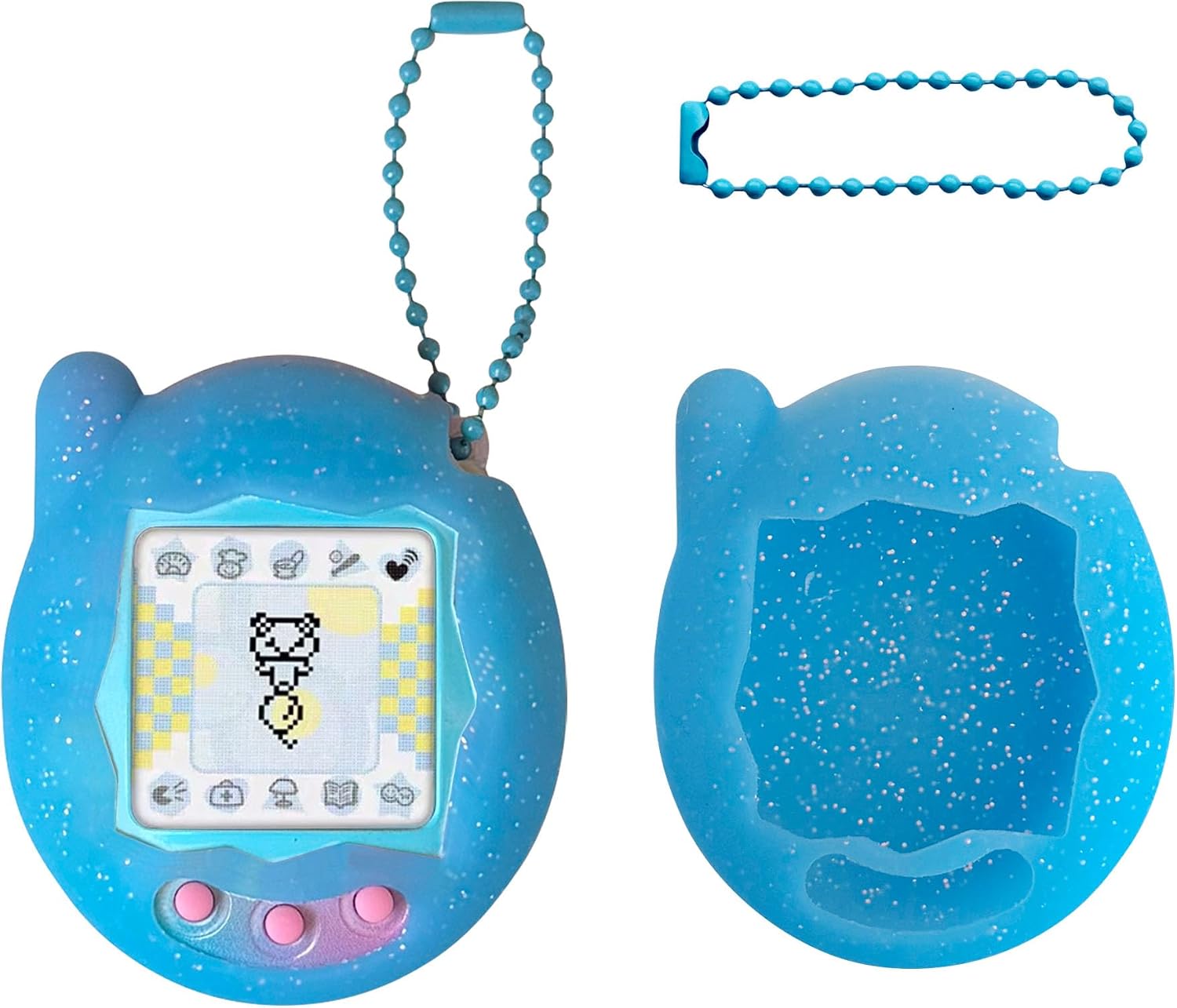 Silicone Shell Cover for Tamagotchi Connection Virtual Reality Pet | Only Case (Pink)
