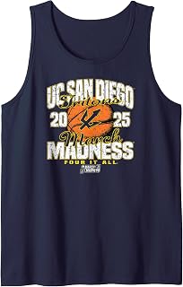 UC San Diego Tritons March Madness 2025 W Basketball Retro Tank Top