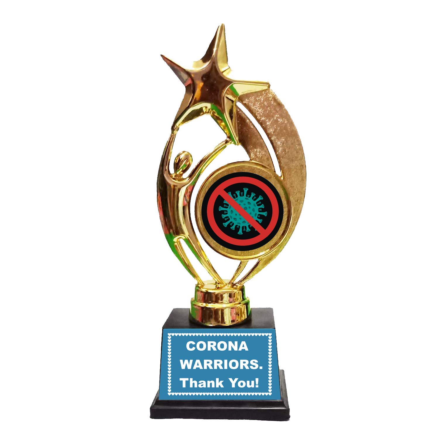 Family Shoping Corona Warriors Thanku You Trophy Medal Award (B08B6D6FQM) Amazon Price History, Amazon Price Tracker