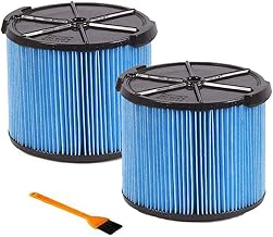 Filter replace RIDGID VF3500 3-Layer Wet/Dry Vacuum Dust Filter for RIDGID WD4050 3 to 4.5 Gallon Vacuums.